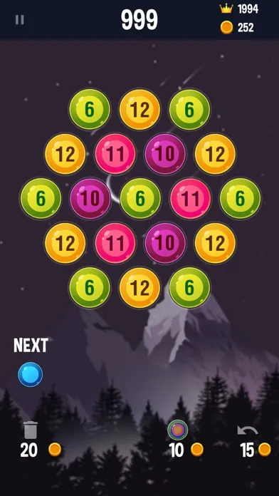 Ảnh chụp màn hình của Merge Hexa - Number Up 8