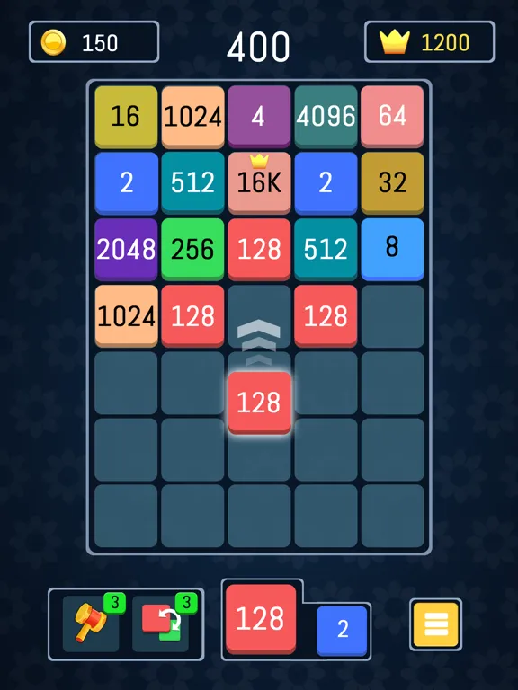 Captures d'écran de Merge Number Block - 2048 Game iPad 