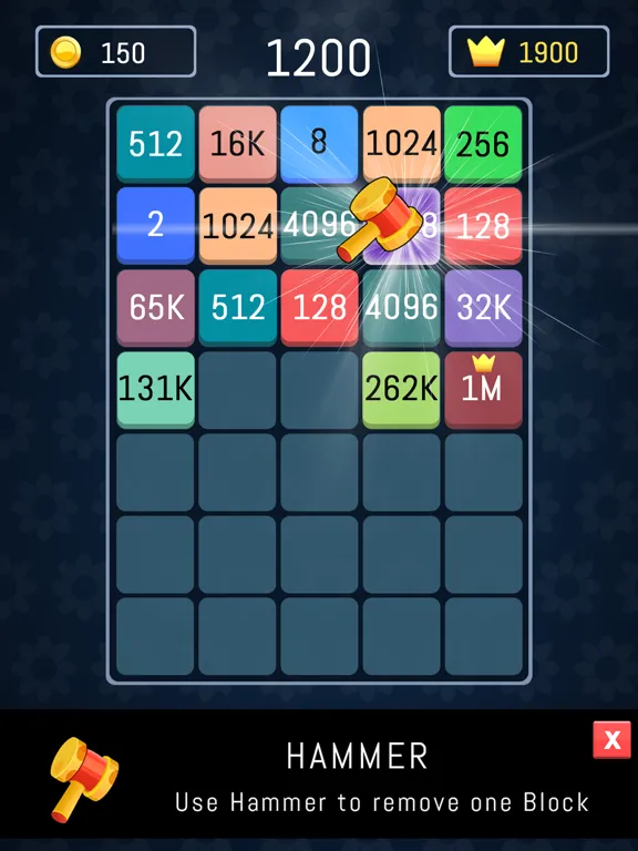 Captures d'écran de Merge Number Block - 2048 Game iPad 