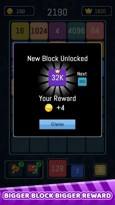 Captures d'écran de Merge Number Block - 2048 Game
