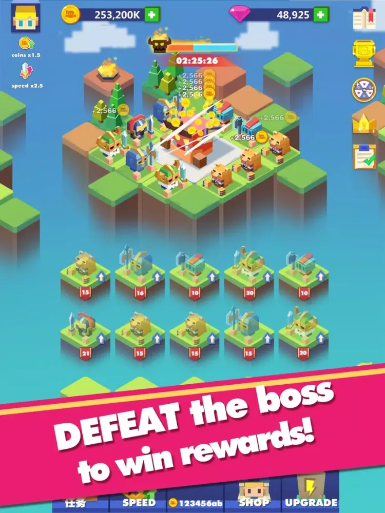 Capturas de tela do Merge Warriors iPad 