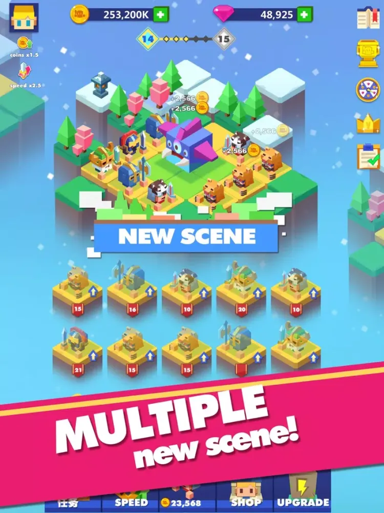 Capturas de tela do Merge Warriors iPad 