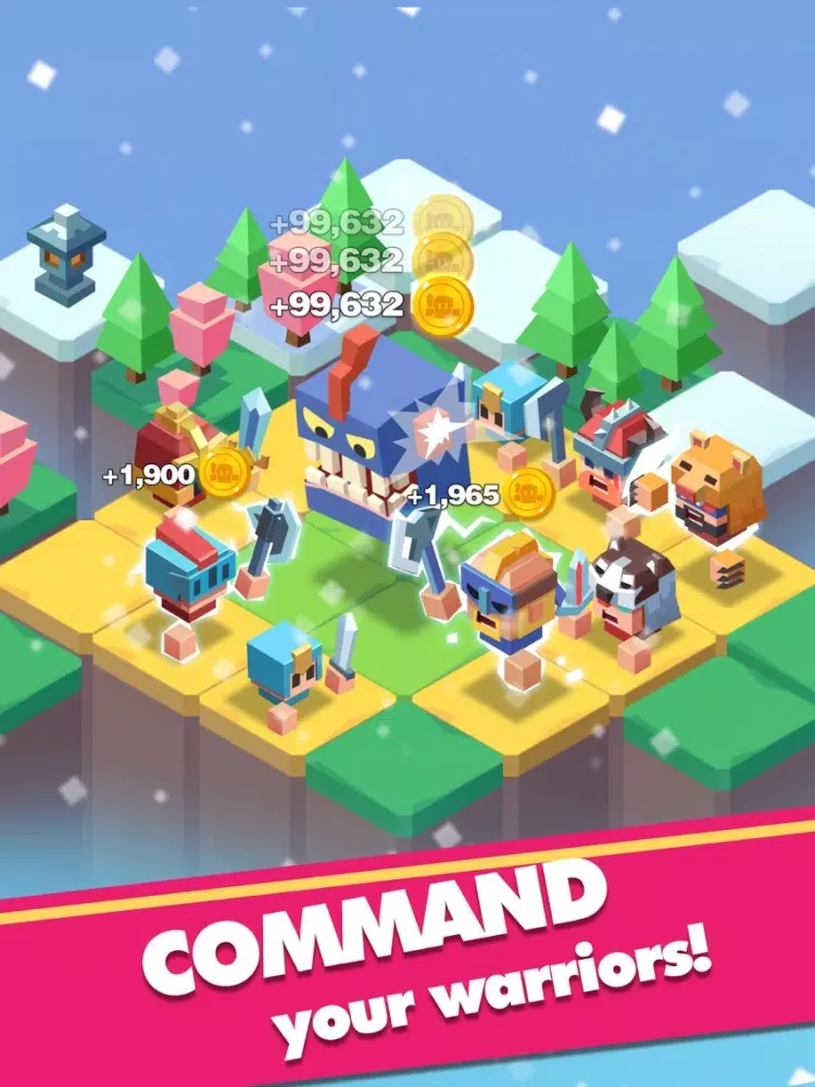 Capturas de tela do Merge Warriors iPad 