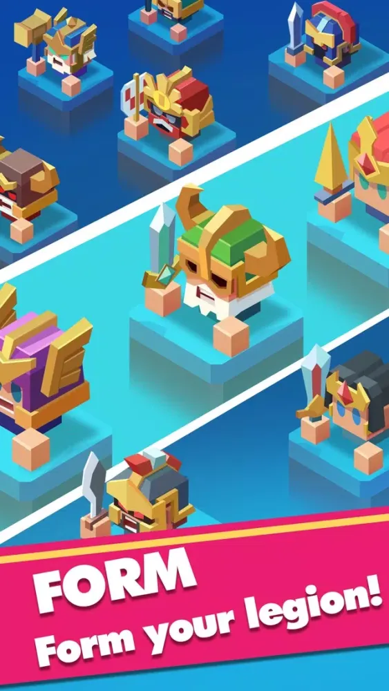 Capturas de tela do Merge Warriors
