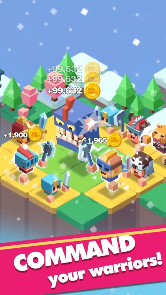 Capturas de tela do Merge Warriors