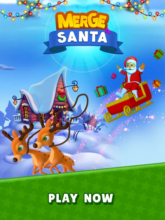 Merge To Santa : Fun Merge iPad  स्क्रीनशॉट