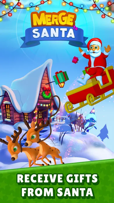 Merge To Santa : Fun Merge स्क्रीनशॉट
