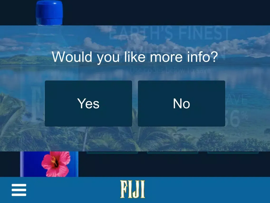 صور FIJI Water Experience iPad 