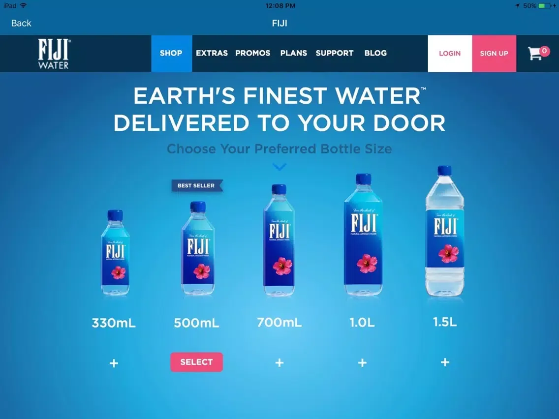 صور FIJI Water Experience iPad 