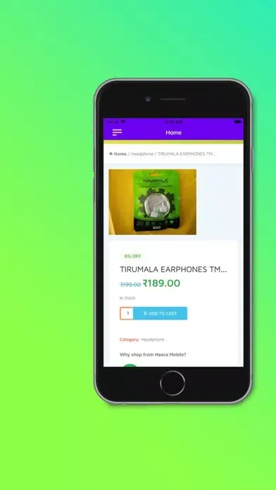 Tangkapan layar Heera mobile