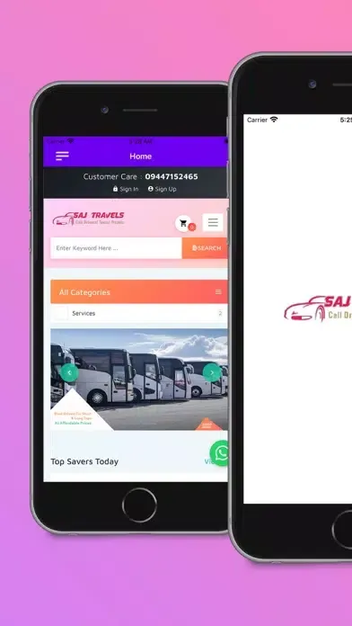SAJ tours and travels स्क्रीनशॉट