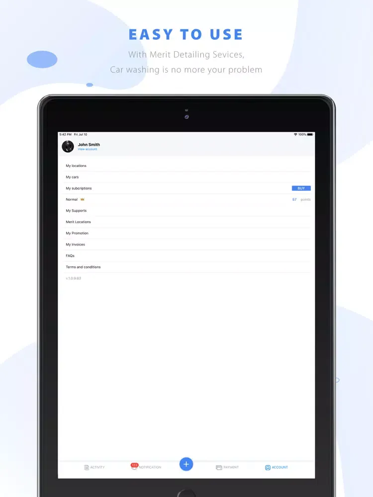 Merit Detailing iPad  Screenshots