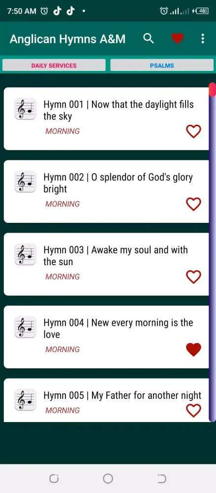 Anglican Hymn Ancient & Modern Screenshots