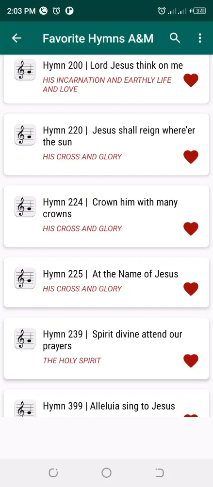 Anglican Hymn Ancient & Modern Screenshots
