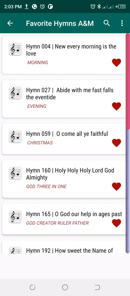 Anglican Hymn Ancient & Modern Screenshots