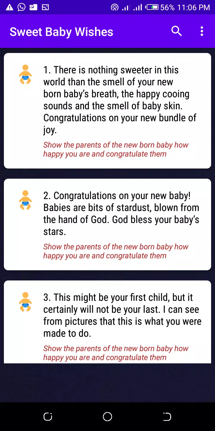 Baby Naming Ceremony Wishes Screenshots