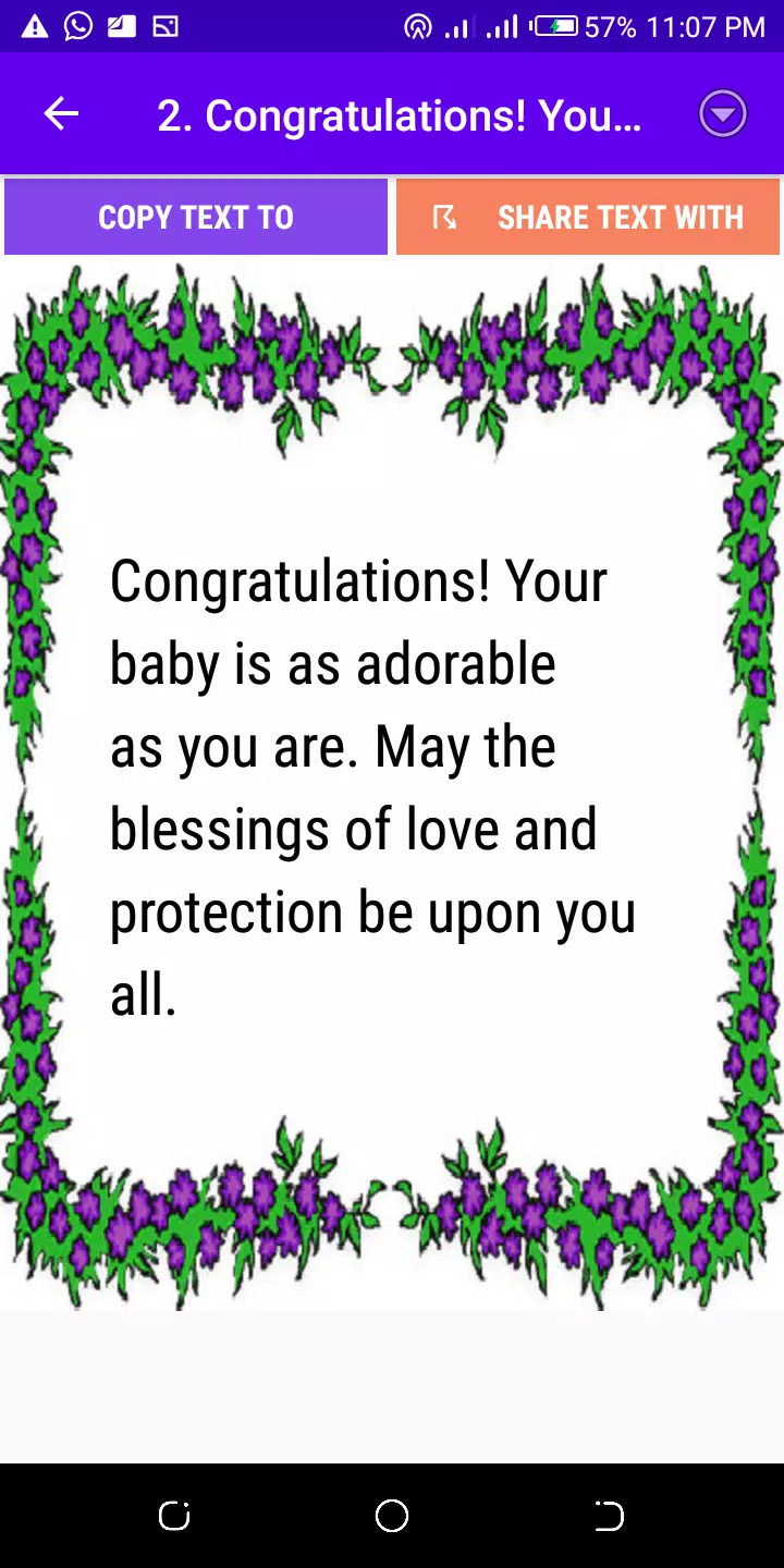 Baby Naming Ceremony Wishes Screenshots