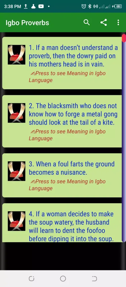 Proverbs Book In Igbo स्क्रीनशॉट