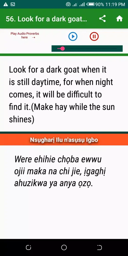 Proverbs Book In Igbo स्क्रीनशॉट