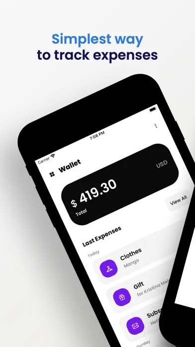 Simple Expense Tracker App Ekran Görüntüleri