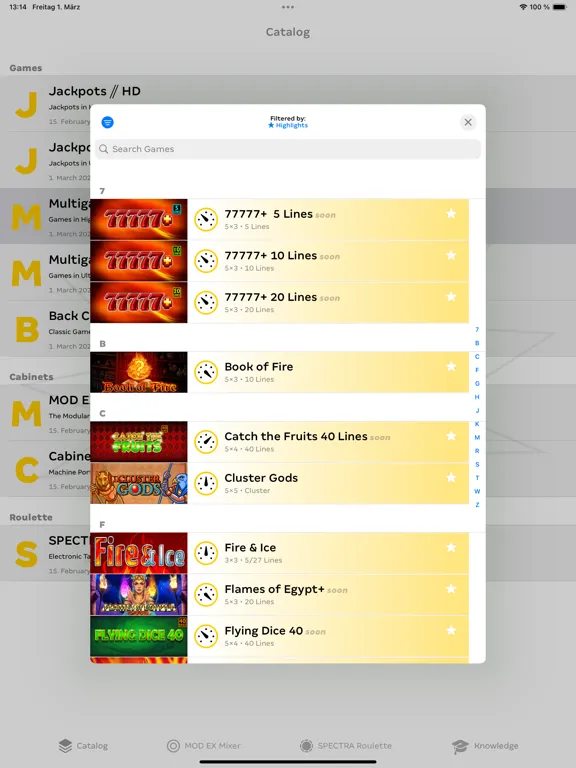 Merkur Gaming iPad  Ekran Görüntüleri