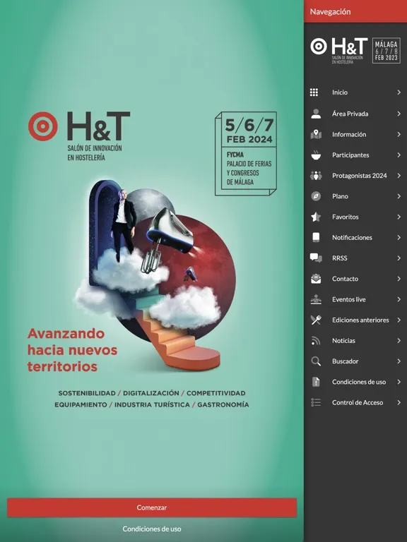 Capturas de pantalla de Salón HyT iPad 