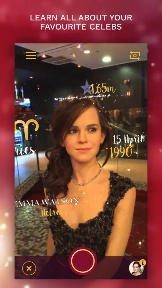 Capturas de tela do Madame Tussauds London