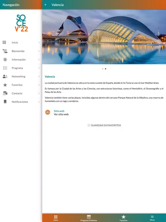 Congreso SOCE iPad  Screenshots