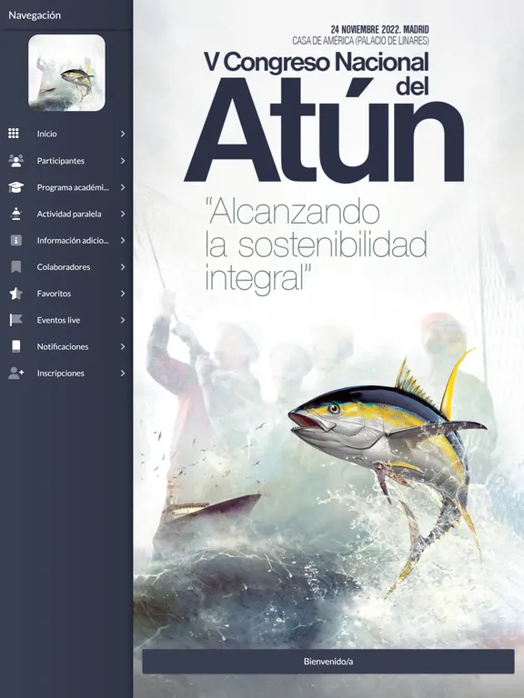 ภาพหน้าจอของ V Congreso Nacional del Atún iPad 
