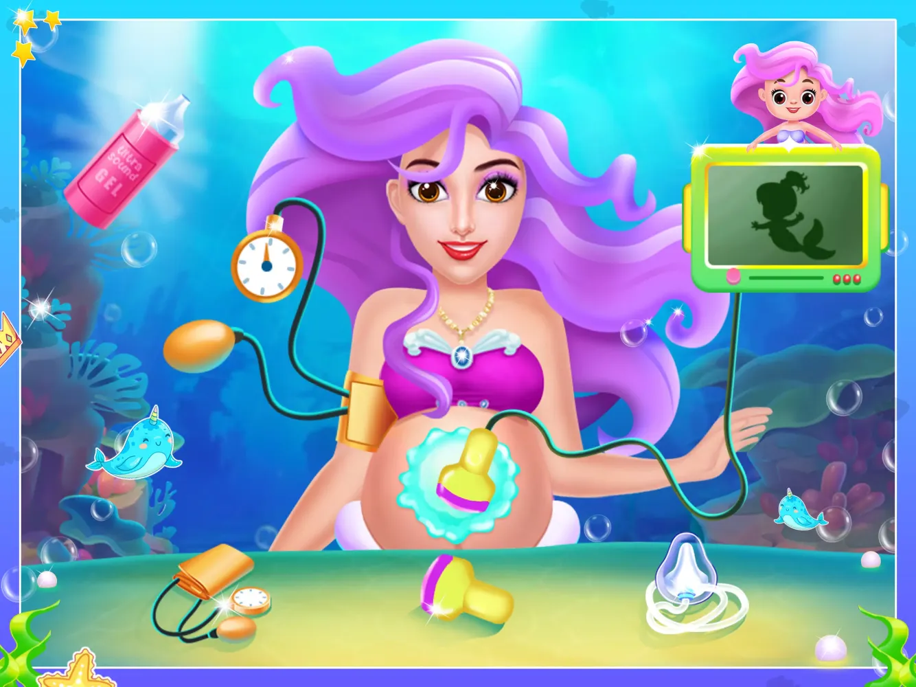 Mermaid Mom & Baby Care Screenshots