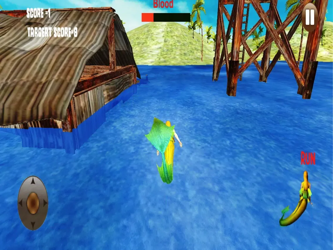 Скриншоты Hungry Mermaid Attack Simulator: Deadly Sea iPad 