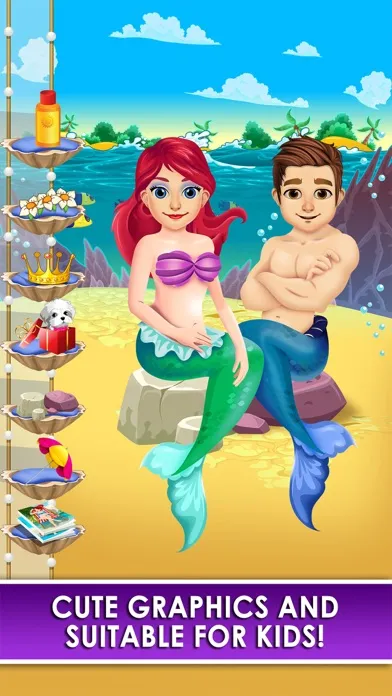 Ảnh chụp màn hình của Mommy's Octuplets Newborn Babies - My Mermaid Baby Salon Doctor Game!