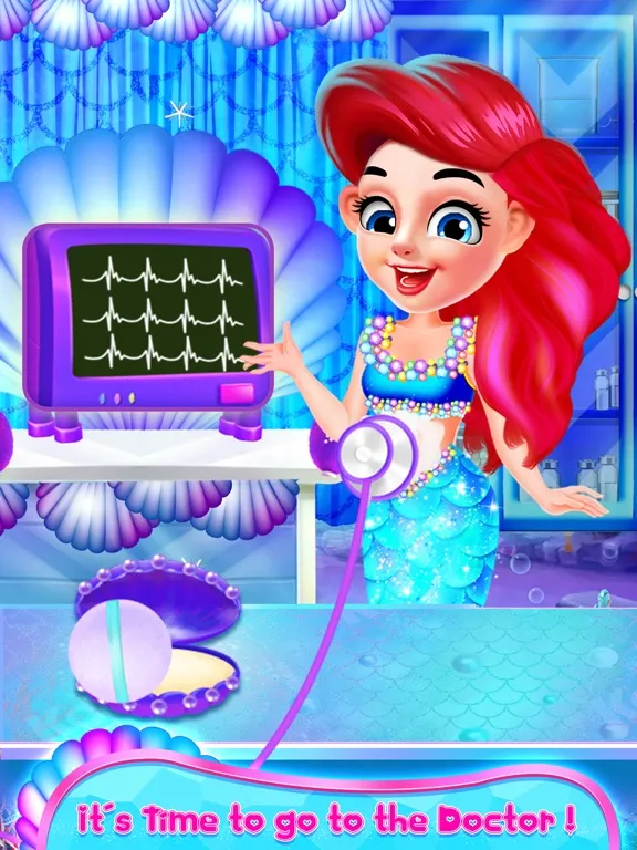 Baby Mermaid Princess Dress up iPad  Screenshots