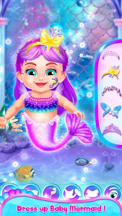 Baby Mermaid Princess Dress up Screenshots