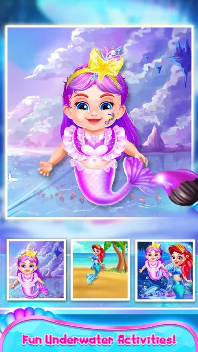 Baby Mermaid Princess Dress up Screenshots