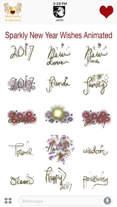 Sparkly New Year Wish Animated应用截图