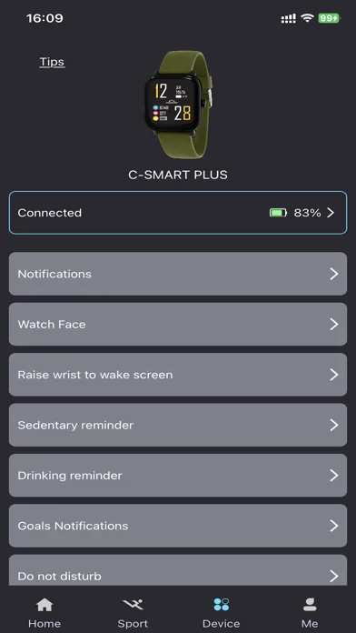 Capturas de tela do CHRONOSTAR SMARTWATCHES