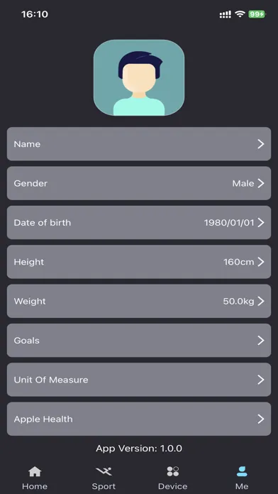 Capturas de tela do CHRONOSTAR SMARTWATCHES