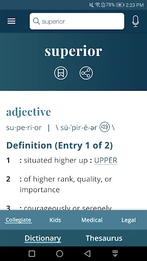 Dictionary - Merriam-Webster应用截图