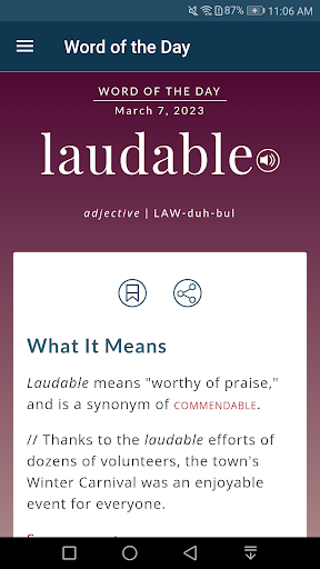 Dictionary - M-W Premium Screenshots