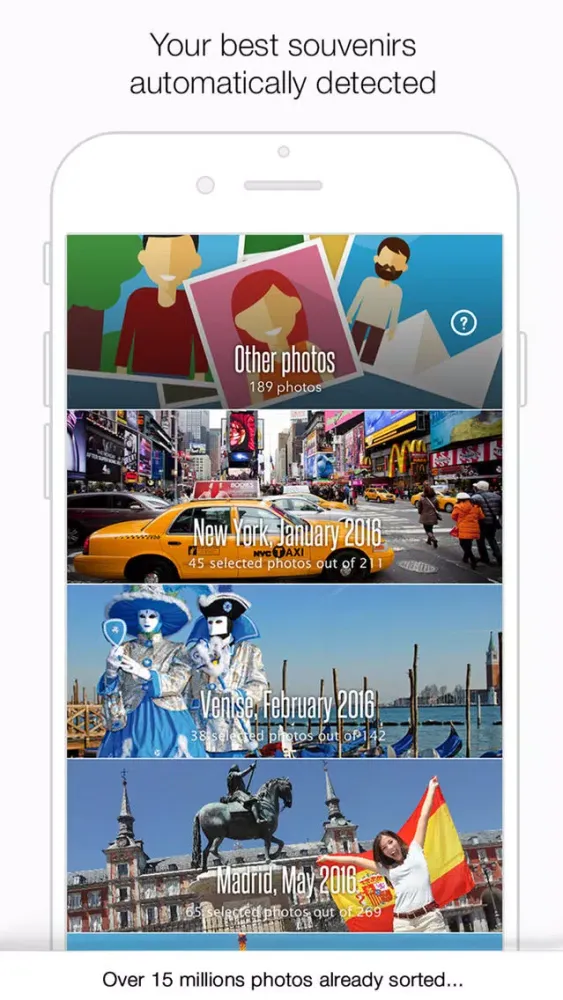 Merry Pixel - Automatically sort your best photos. Screenshots