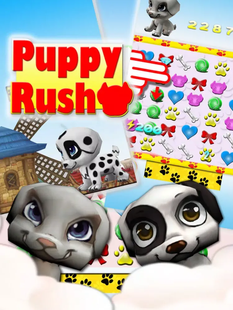 Capturas de tela do Puppy Rush! iPad 