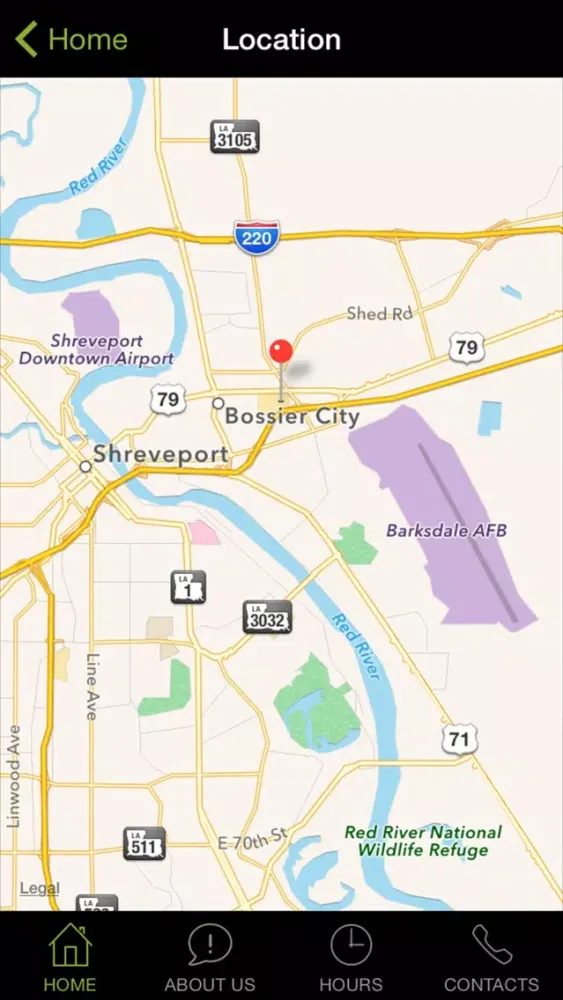 Tangkapan skrin Bossier City
