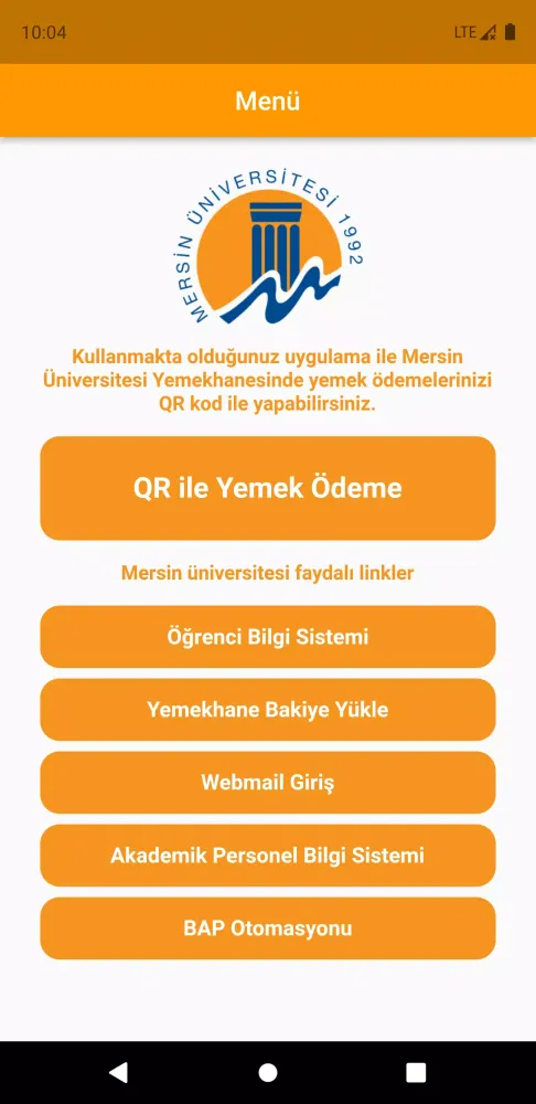 Mersin Üniversitesi Screenshots