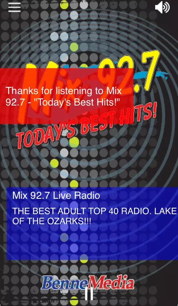 Mix 92.7 Today's Best Hits スクリーンショット