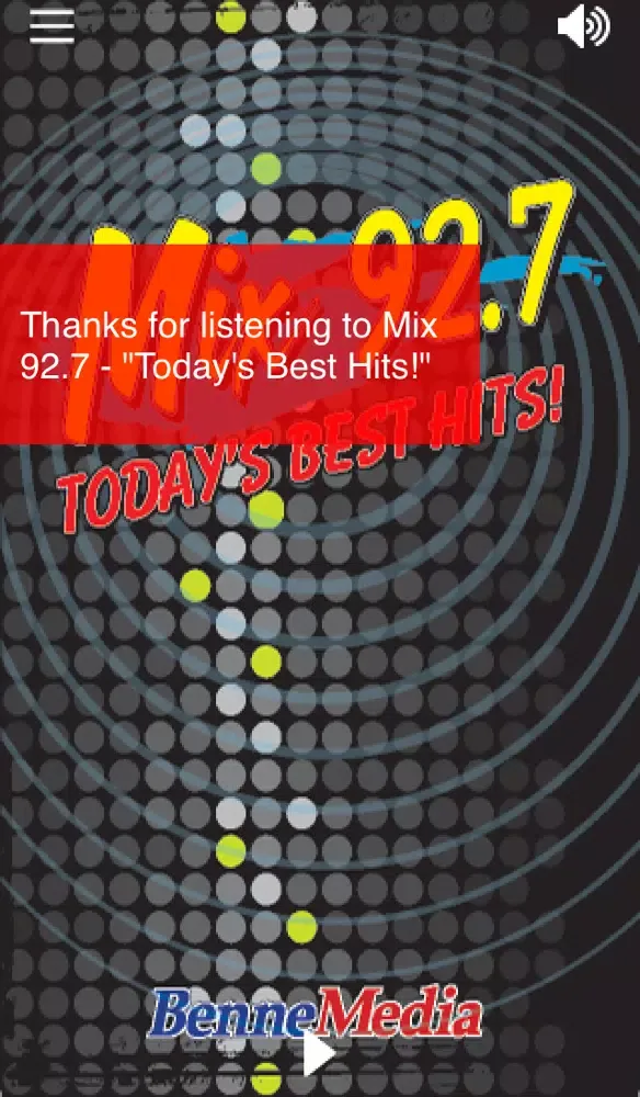Mix 92.7 Today's Best Hits スクリーンショット