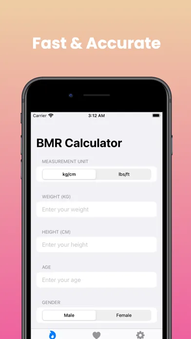 BMR - TDEE Calorie Calculator سکرین شاٹس