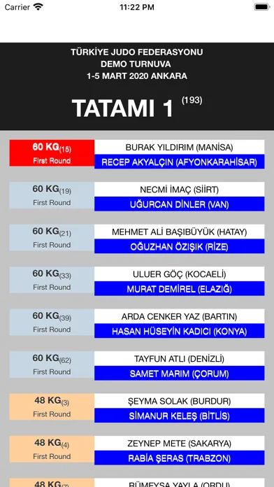 Скриншоты Turnuva Judo Bilgi Sistemi