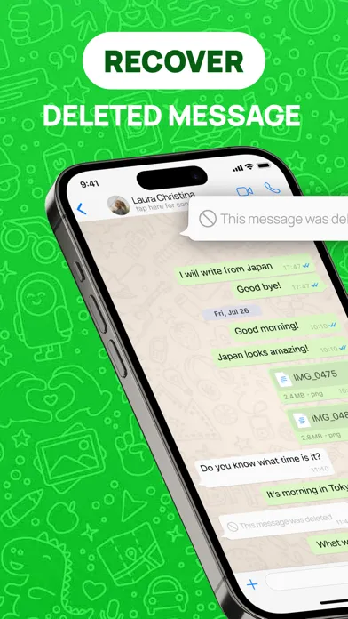 ภาพหน้าจอของ Recow: Recover Deleted Message