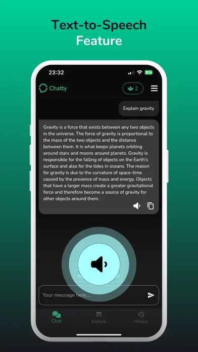 Captures d'écran de Chatty: AI Assistant